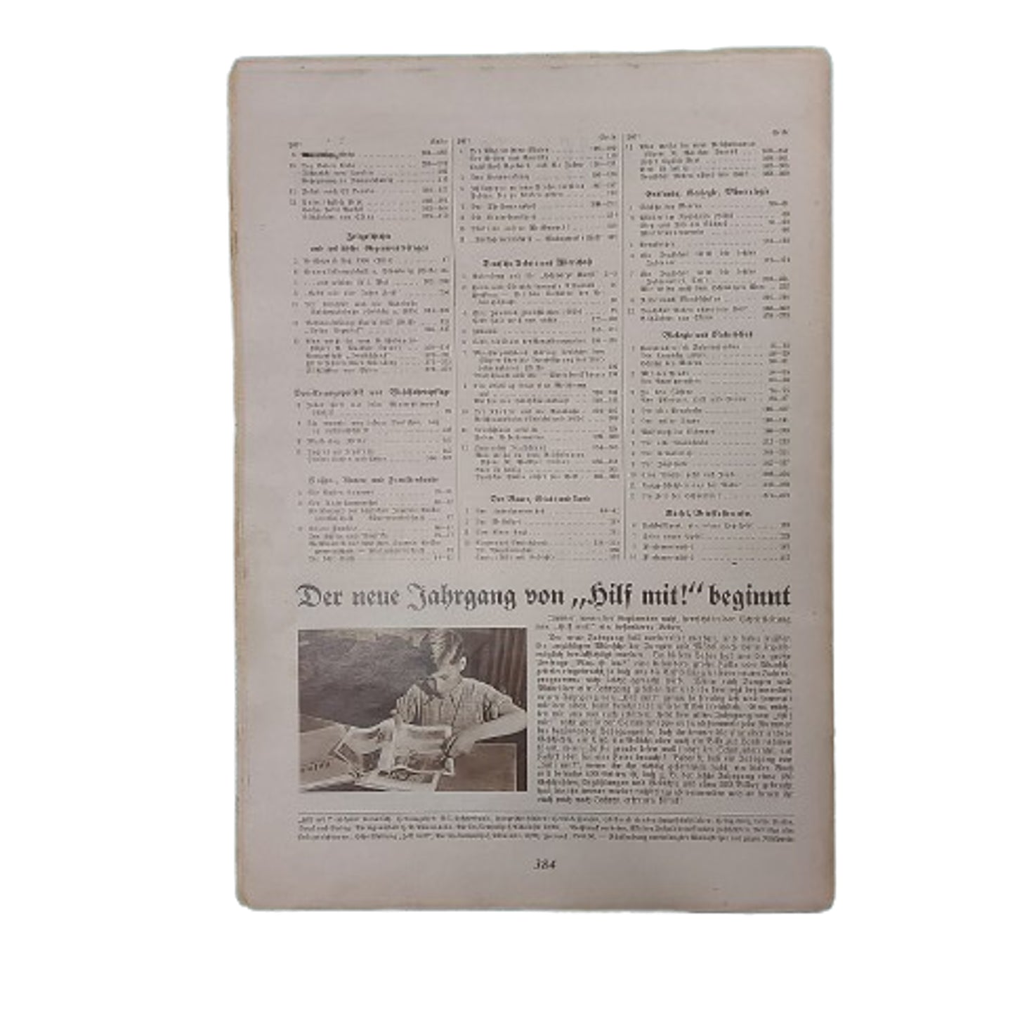 WW2 German Hilf Mit Magazine Issue #12 September 1937
