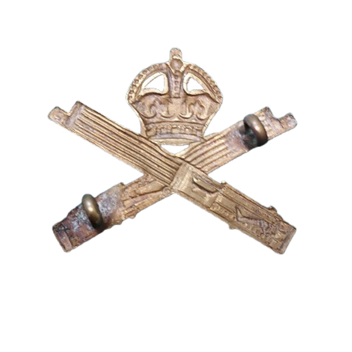 WW1 British MGC Machine Gun Corps Collar Badge