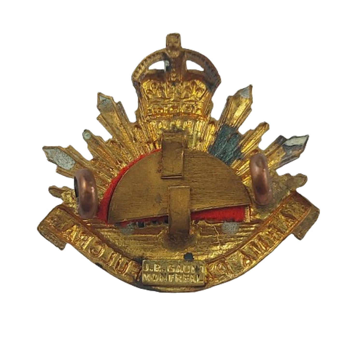 Pre-WW1 Canadian Militia 31st British Columbia Horse Other Ranks Collar Badge -J.R. Gaunt