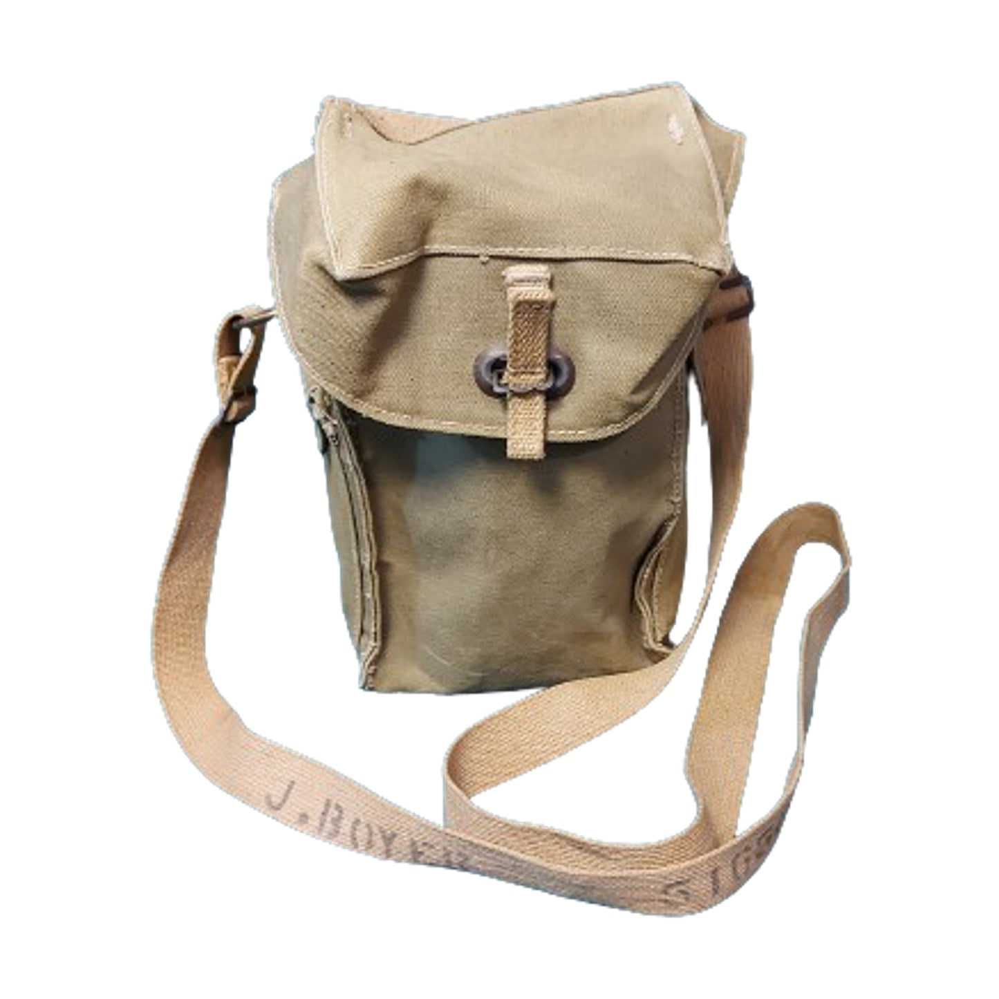 WW2 Canadian Named Mk.II Light Anti-Gas Respirator In Carrier 1943