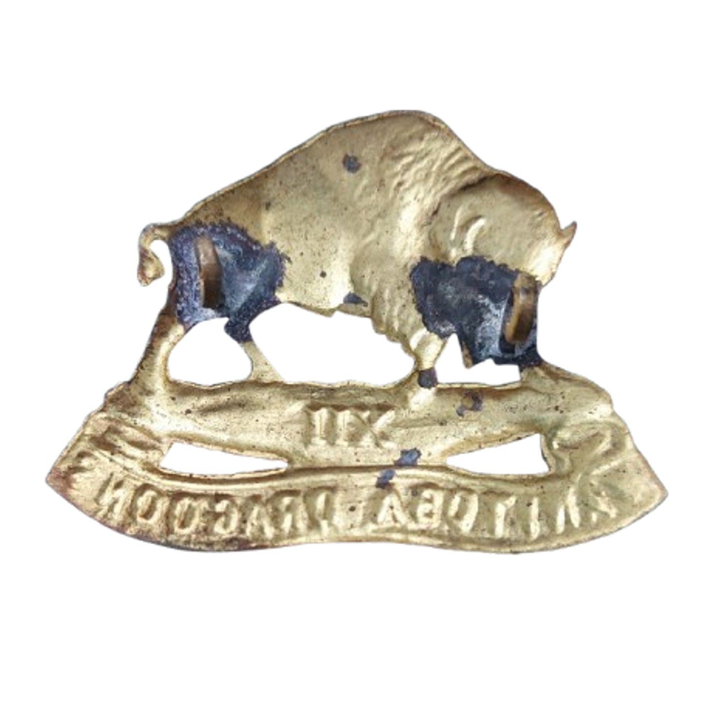WW2 Canadian 12th Manitoba Dragoons Cap Badge