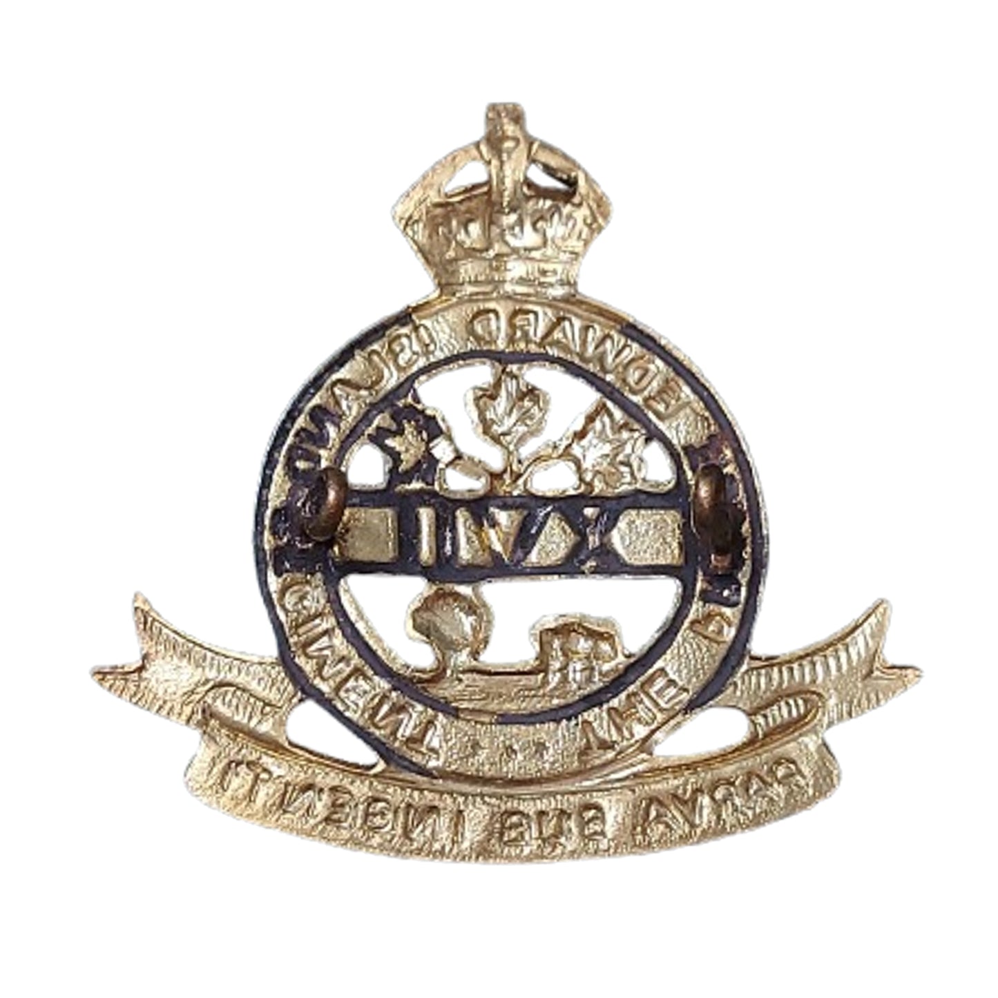 WW2 Canadian PEI Prince Edward Island Regiment Cap Badge