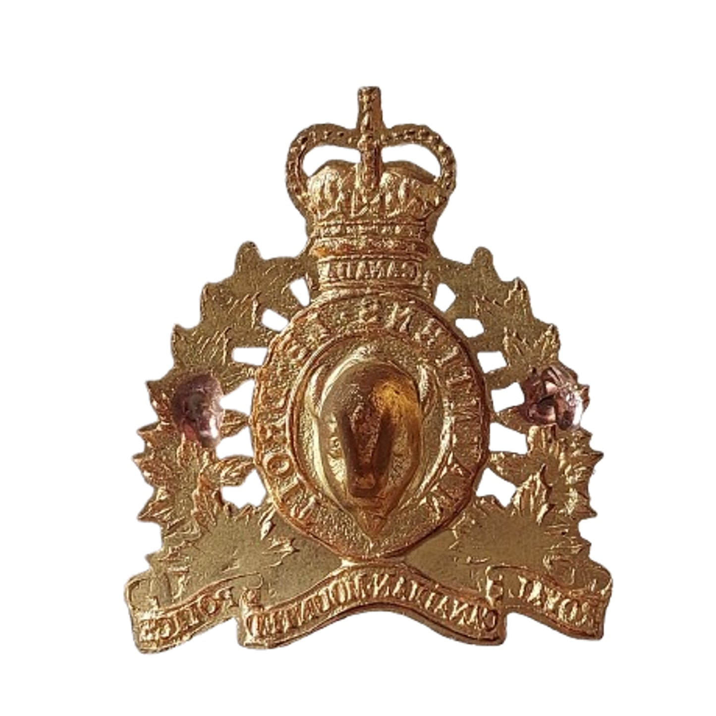 Post-WW2 Royal Canadian Mounted Police RCMP Cap Badge