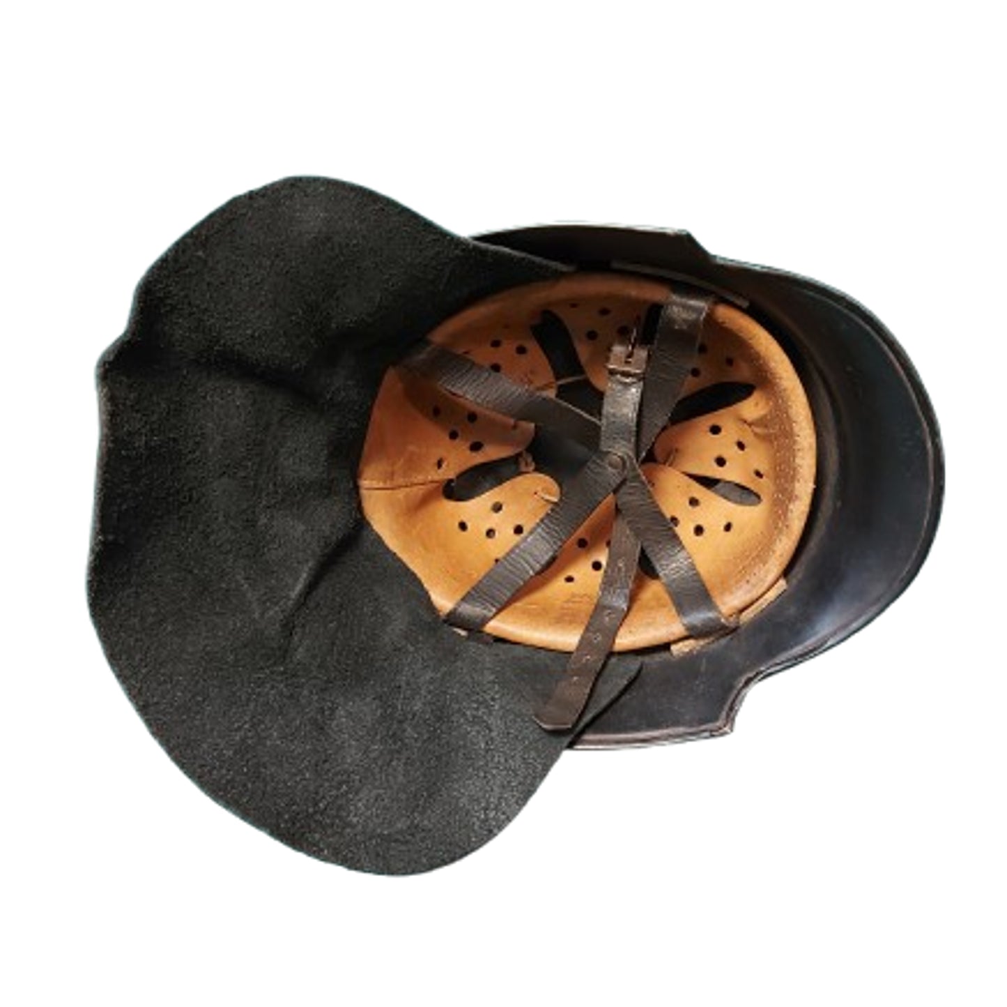 WW2 German M34 Feuerschutzpolizei Fire Police Double Decal Helmet