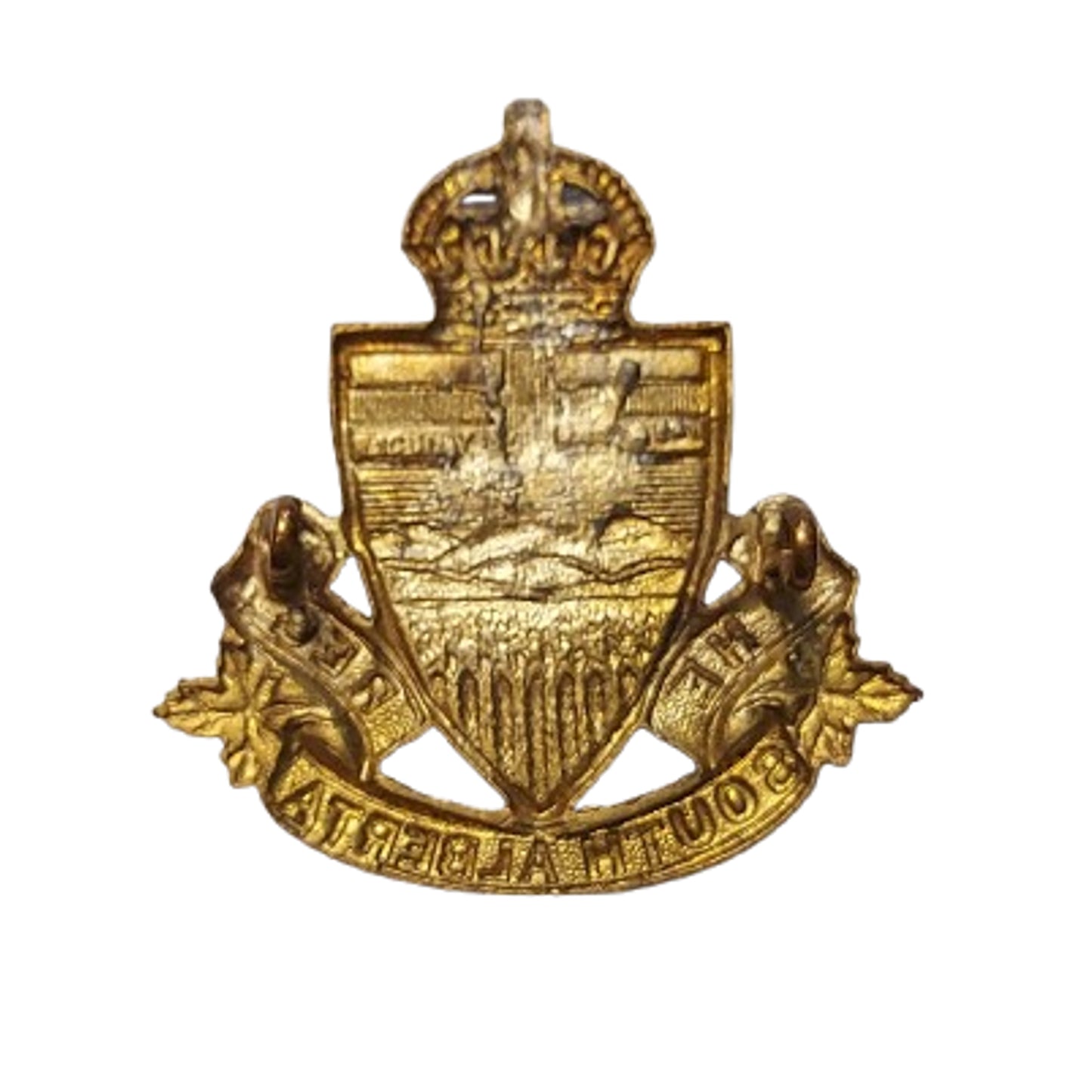 WW2 Canadian The Southern Alberta Regiment Cap Badge