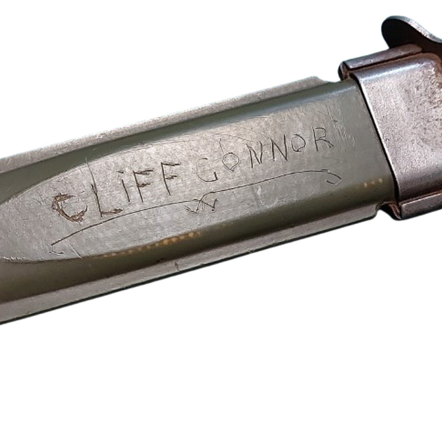 WW2 United States M3 Fighting Knife In M8 Scabbard Utica