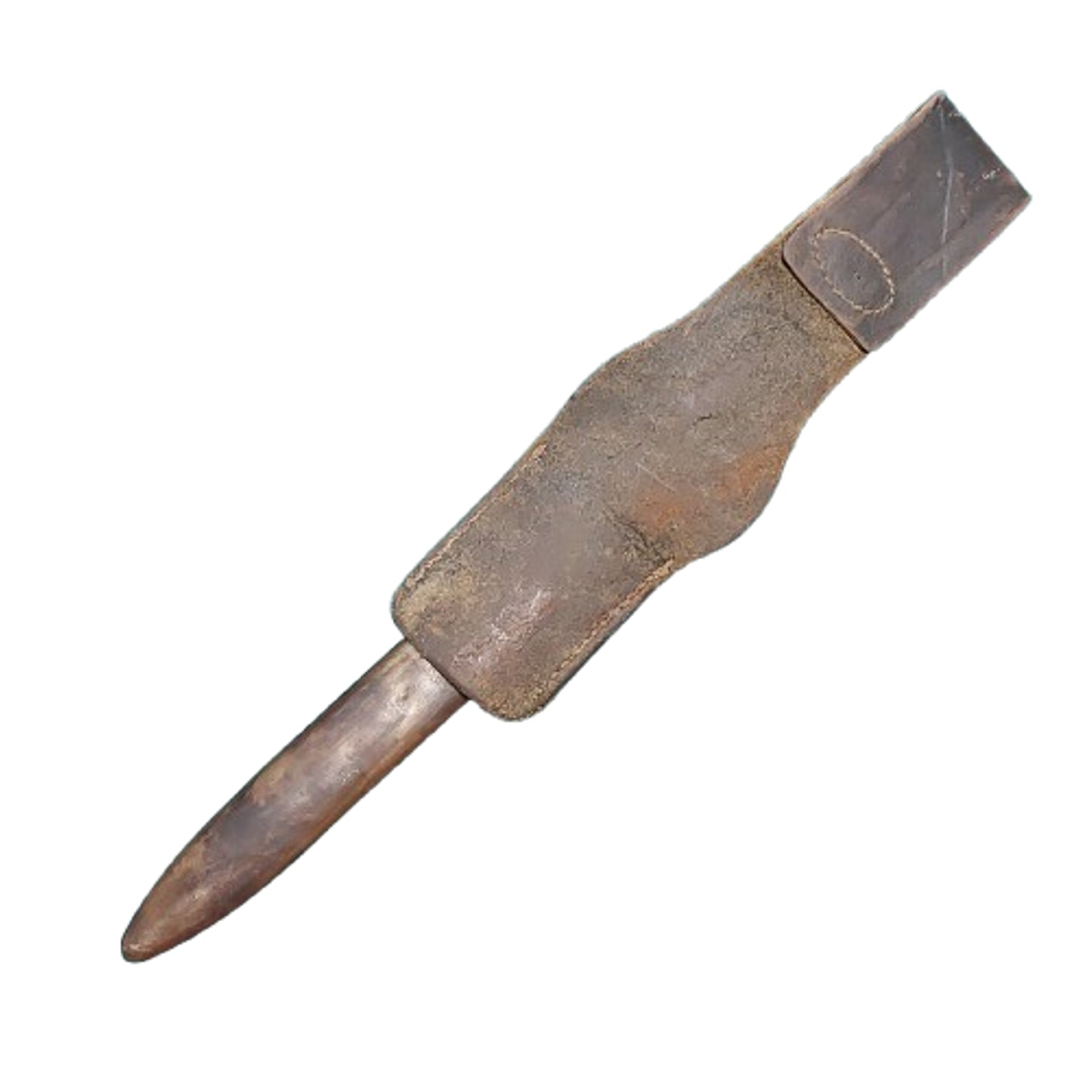 WW2 Italian M1938 Mannlicher Carcano Short Rifle Folding Bayonet With Scabbard And Frog