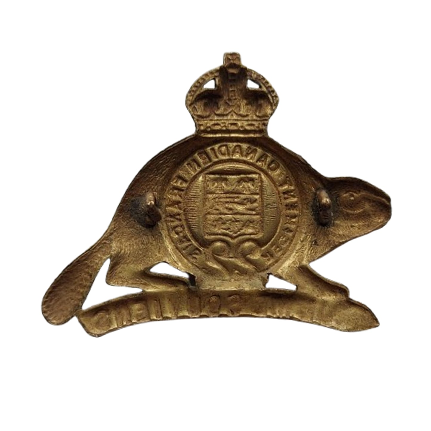 WW2 Canadian R22R Royal 22nd Regiment Cap Badge