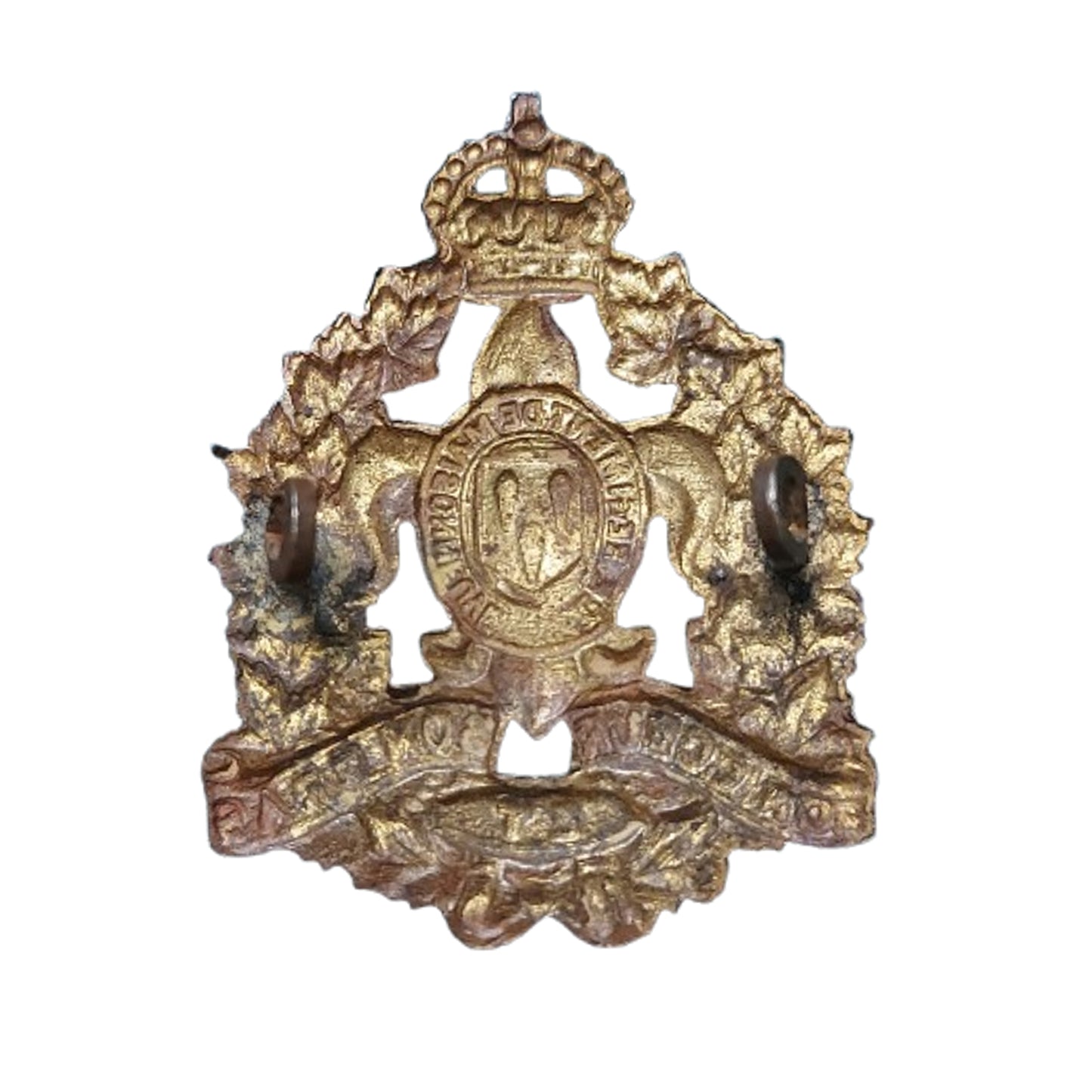 WW2 Canadian Le Regiment De Maisonneuve Cap Badge