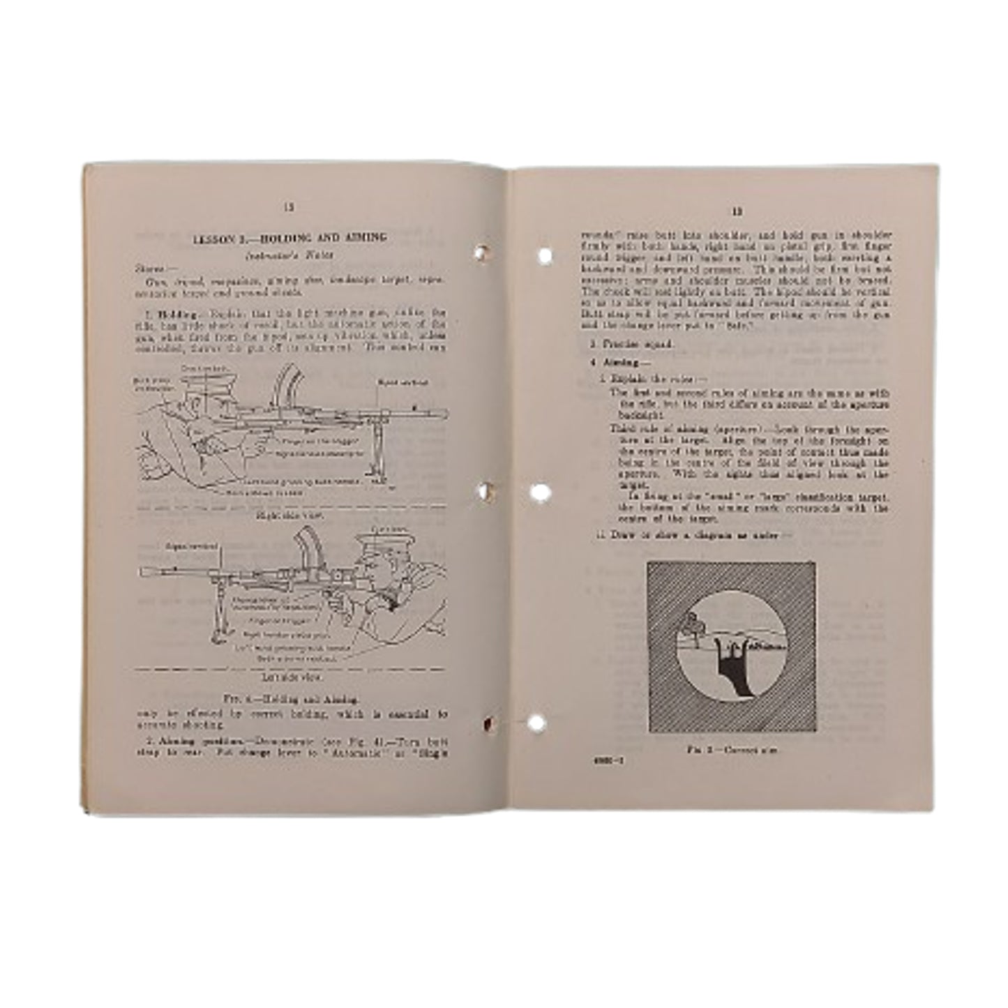 WW2 Canadian Small Arms Training Pamphlet Light Machine Gun 1939 (Bren Gun)