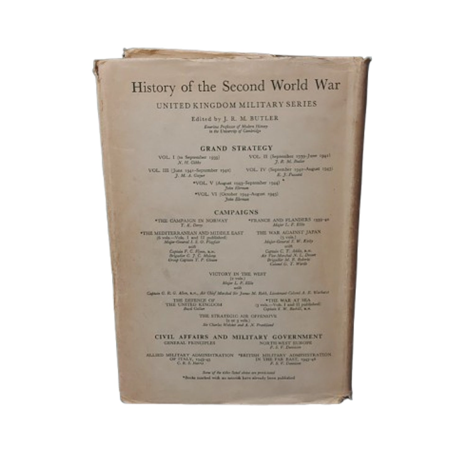 The War At Sea Volume II Book