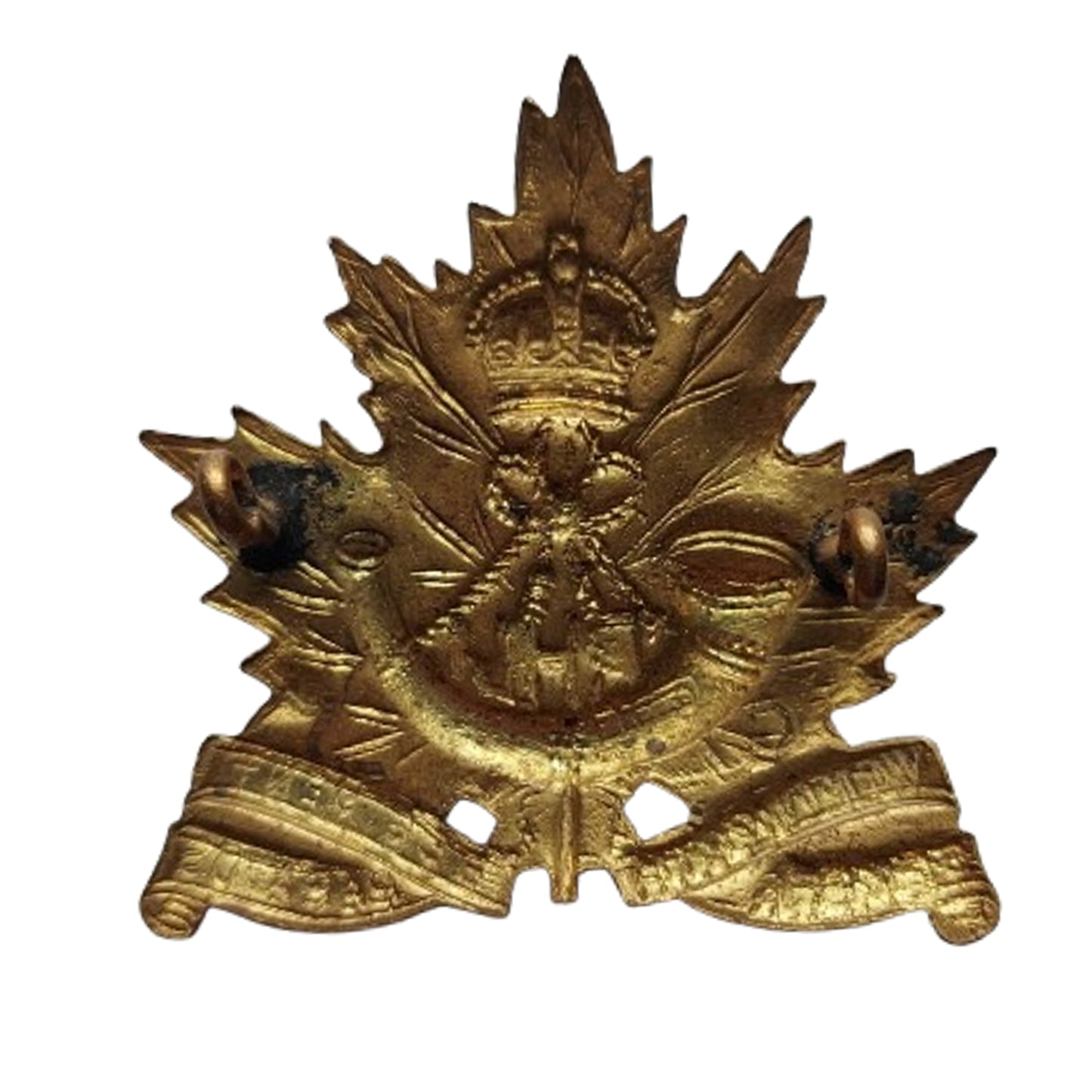 WW2 Canadian RHLI Wentworth Regiment Cap Badge