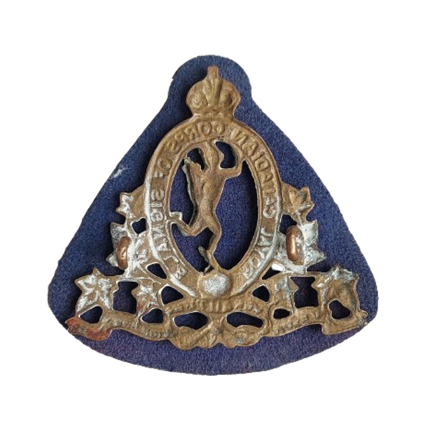 WW2 Canadian Royal Canadian Corps of Signals Cap Badge