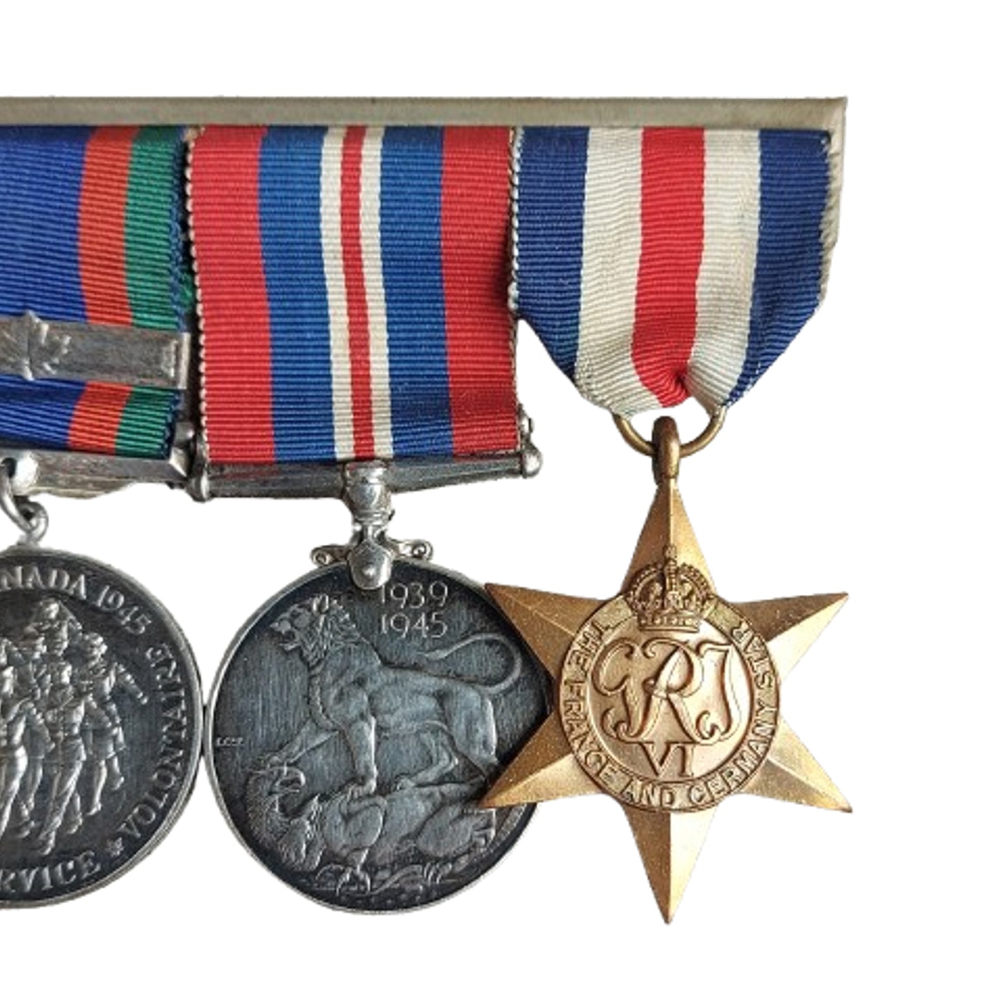 WW2 Canadian Army Oversea Service Medal Set