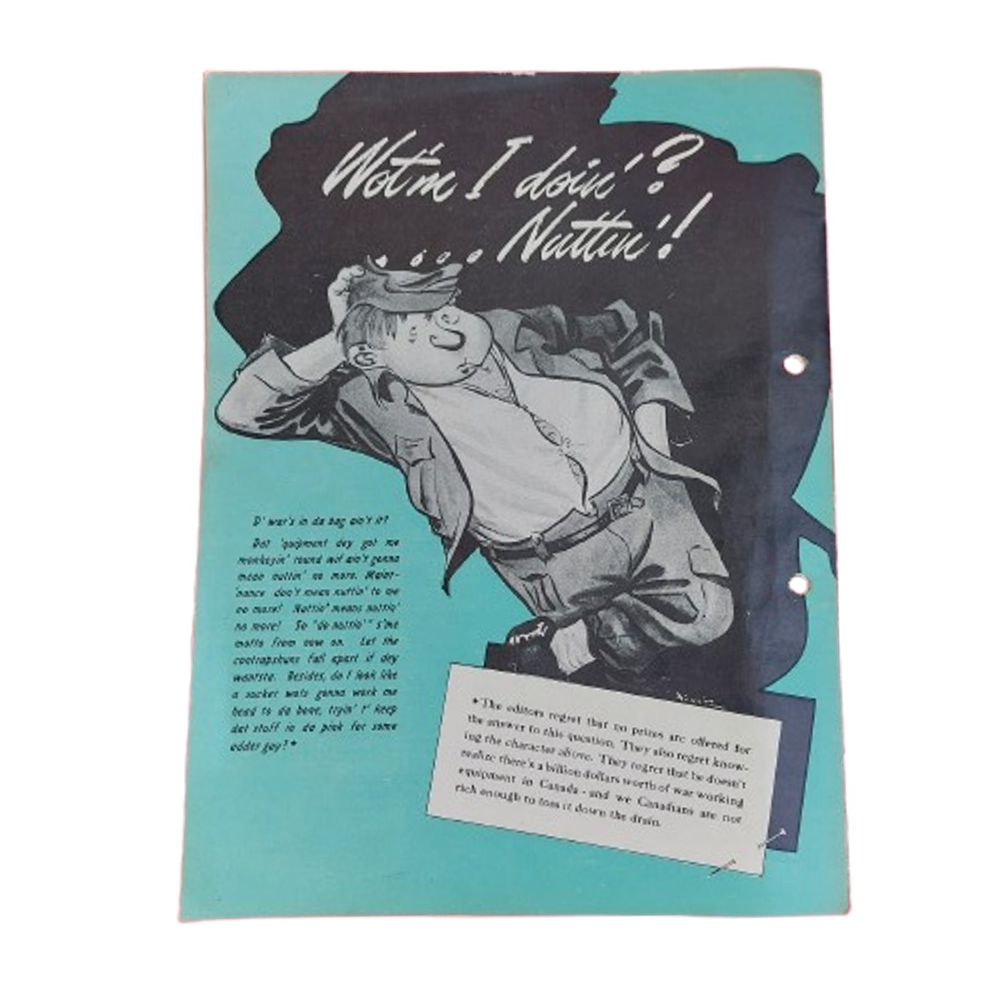WW2 Canadian Armour Motor Magazine September 1945