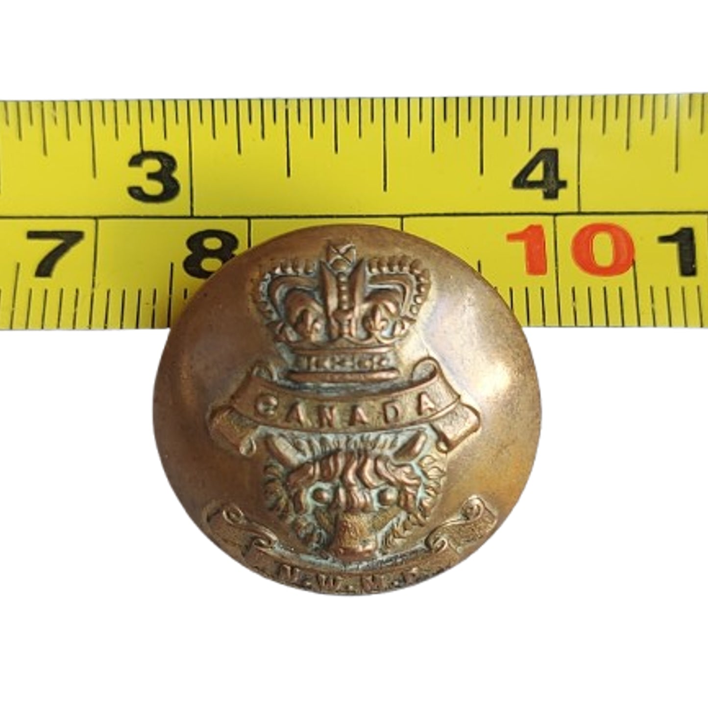 Pre-WW1 Canadian NWMP North West Mounted Police Tunic Button