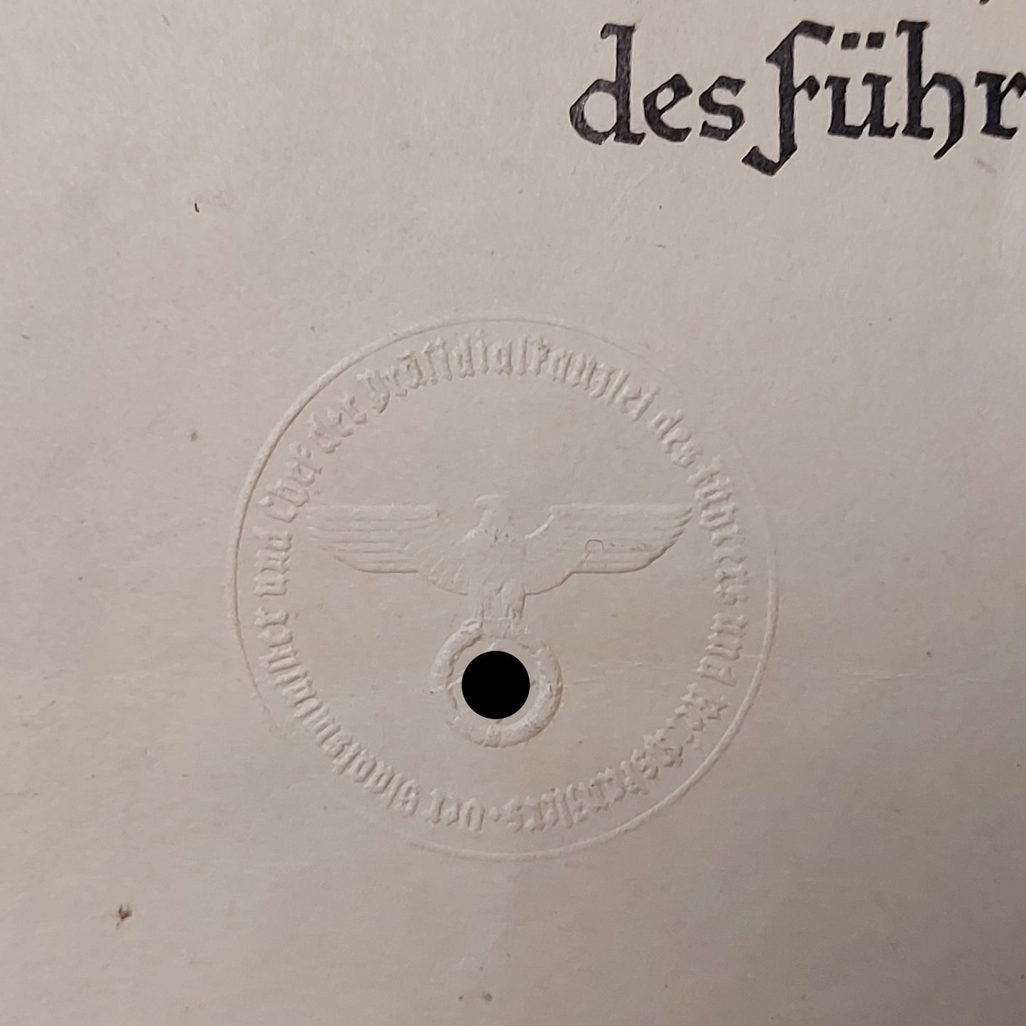 WW2 German Army 25 Year Faithful Service Award With Document 1939