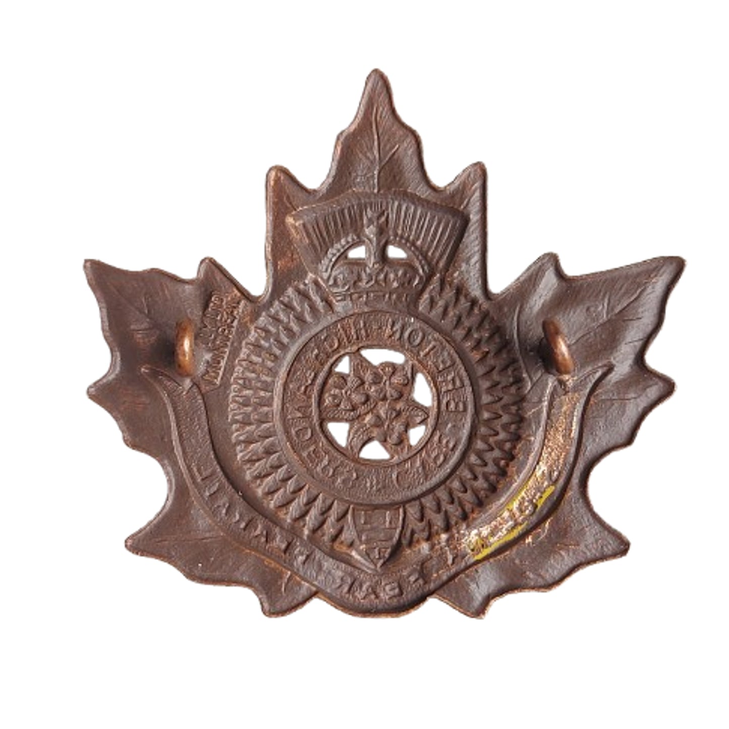 WW2 Canadian Cape Breton Highlanders Glengarry Cap Badge