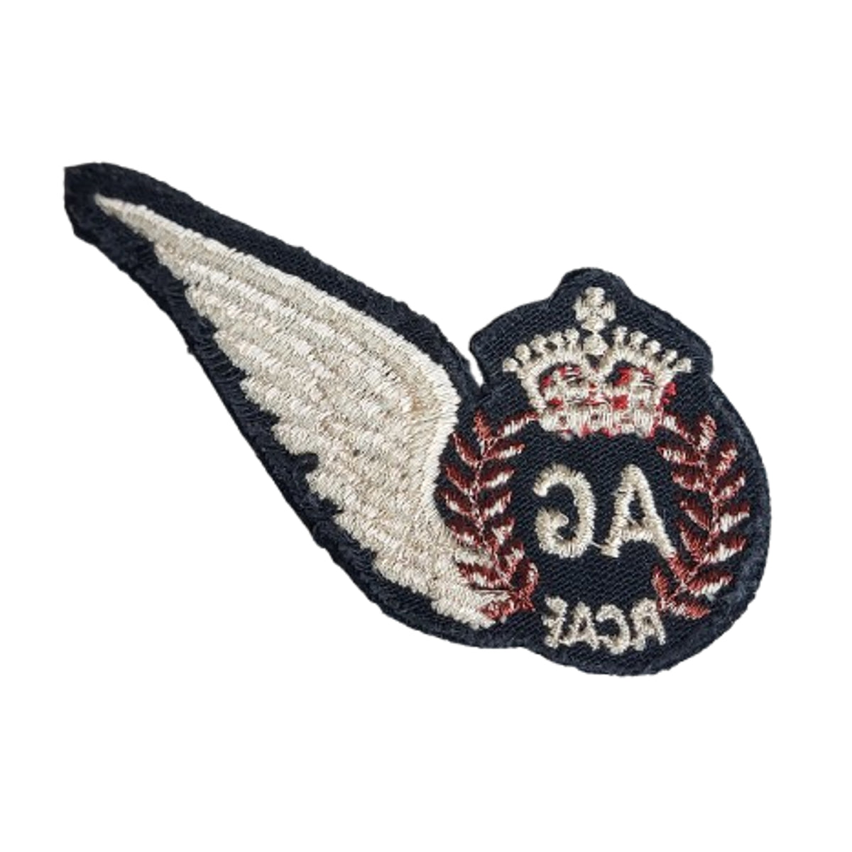 WW2 Canadian RCAF AG Air Gunner Wing Uniform Insignia