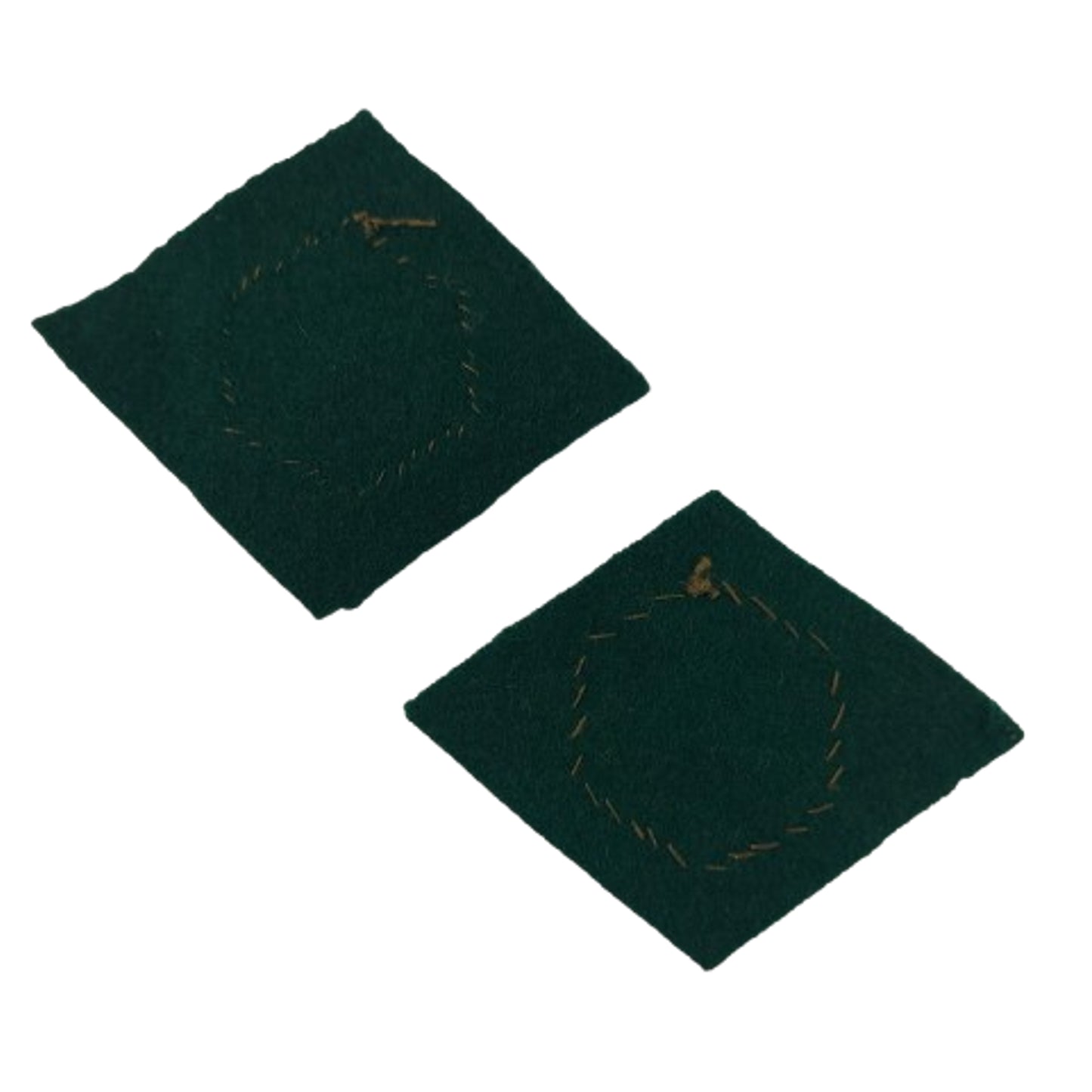 WW2 Canadian Pacific Command Division Cloth Insignia Pair