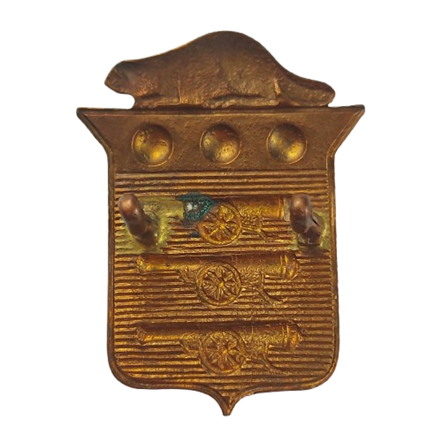 WW1 Canadian CEF Ordnance Corps Cap Badge