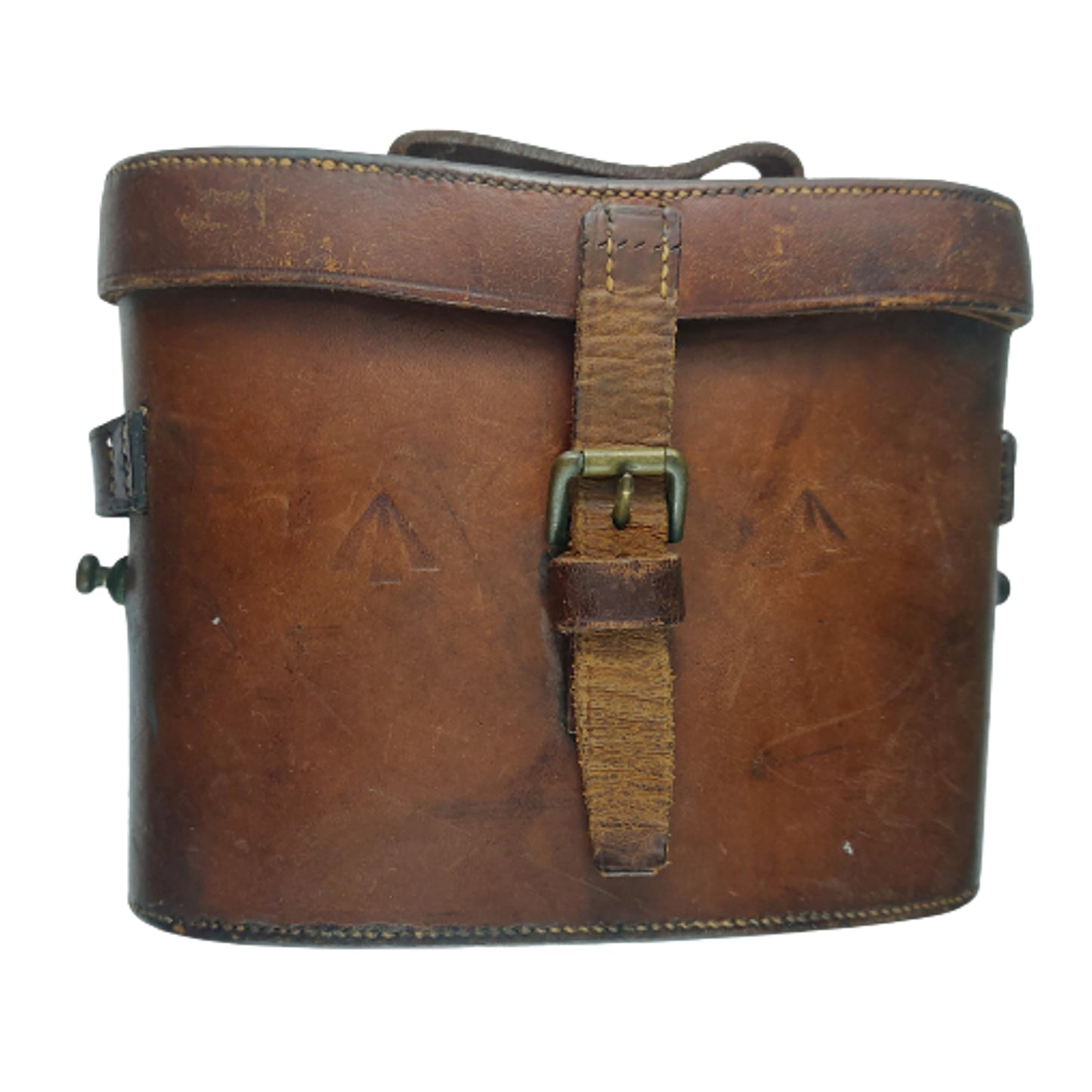 WW1 British Field Binoculars In Case With Service Number 1918