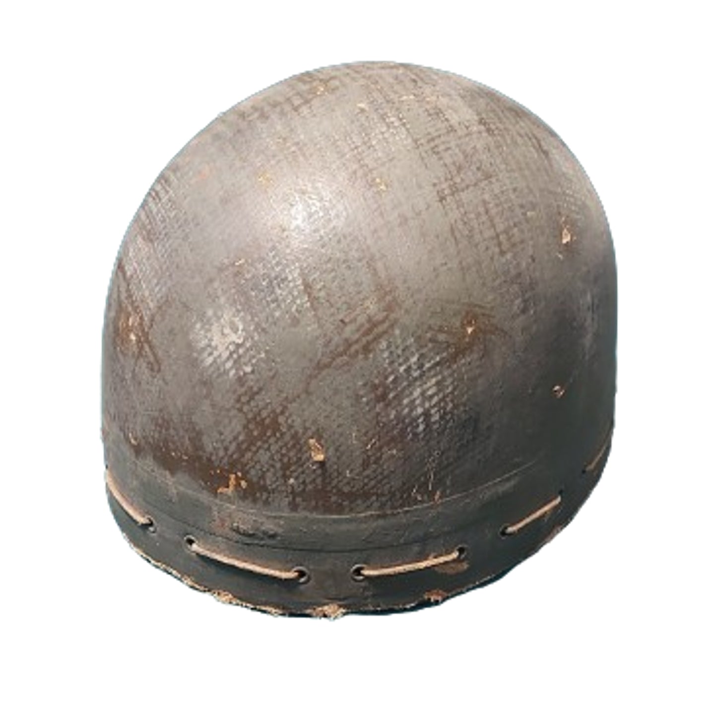 WW2 Canadian British Dispatch Riders Fiber Helmet With Camo Net