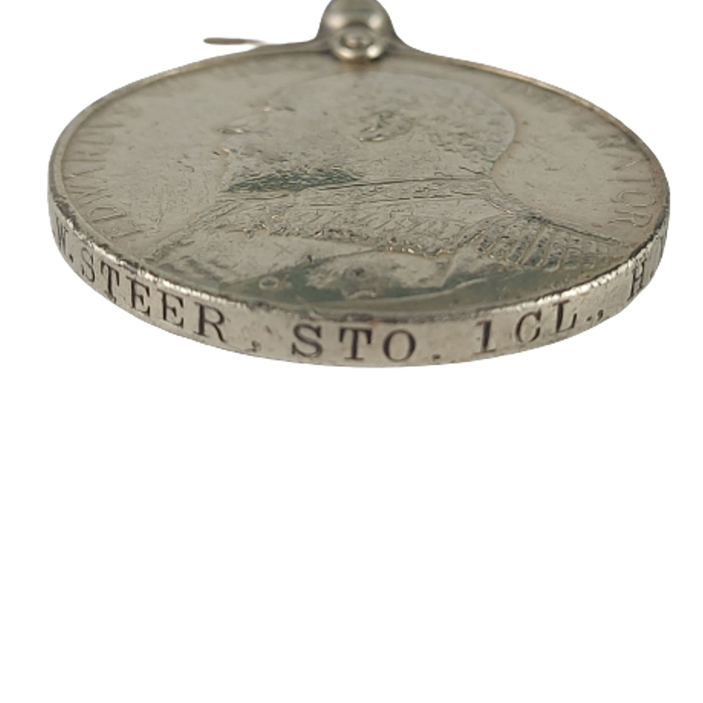 Pre-WW1 British RN Royal Navy LSGC Long Service Good Conduct Medal HMS Victory