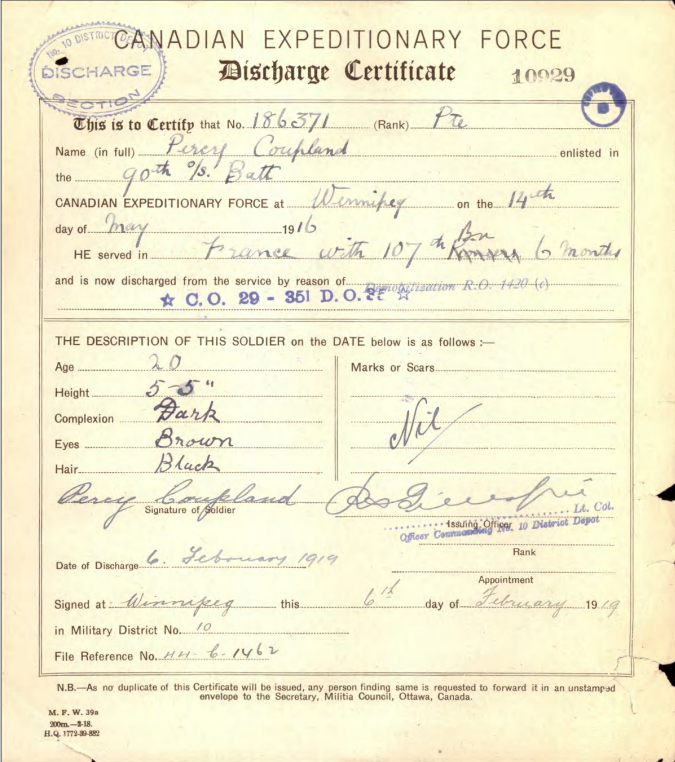 WW1 WW2 Canadian I.D. Identification Tags