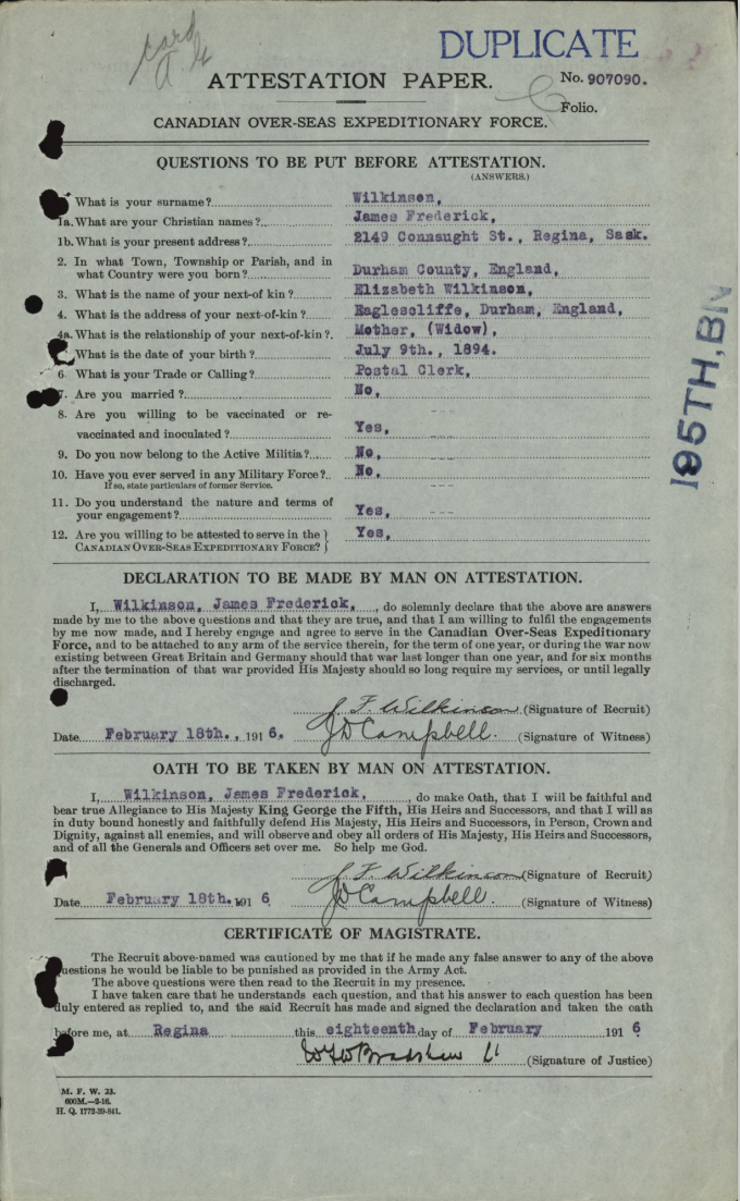 WW1 Canadian Named CEF Tunic 102nd Battalion North British Columbians