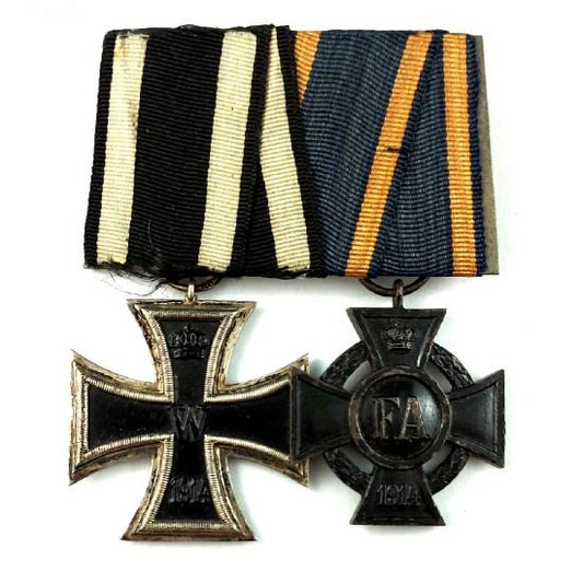 WW1 German Iron Cross- Frederick August Cross Pair