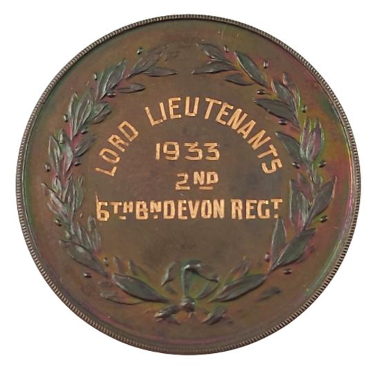 Cased 1933 Territorial Army Rifle Association Medallion