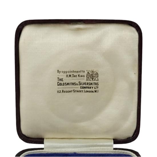 Cased 1933 Territorial Army Rifle Association Medallion