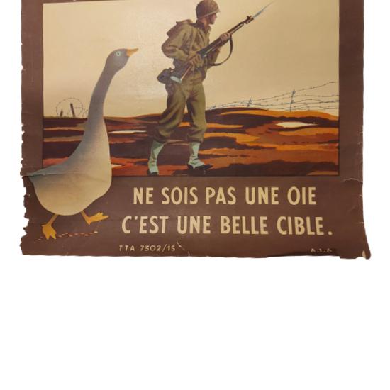 WW2 French Version Canadian Training War Poster 1940