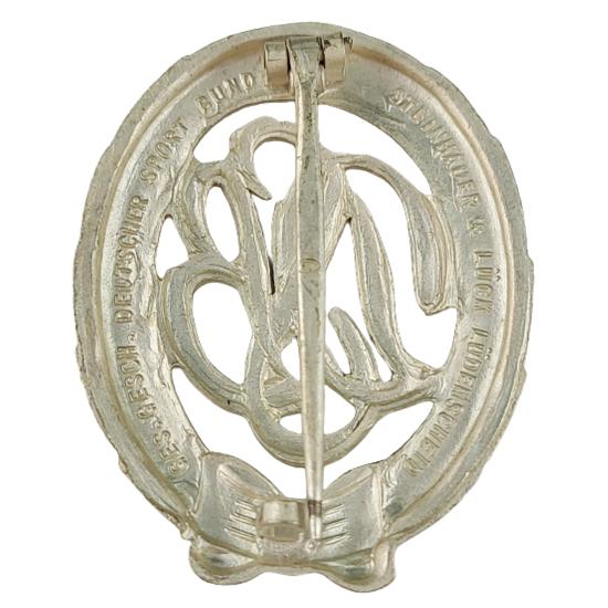Post WW2 German DSB Silver Sports Badge
