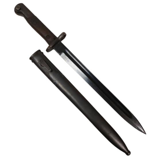 WW2 Model 1937 Portuguese Mauser Bayonet With Scabbard