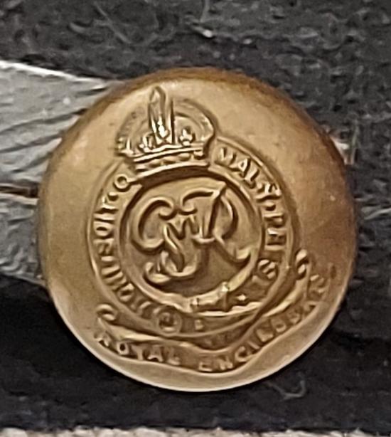 WW2 British Royal Engineers Officer's Visor Cap