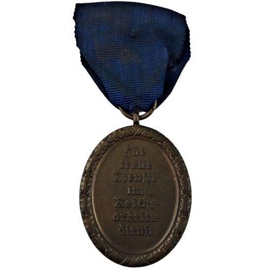 WW2 German RAD 4 Year Long Service Medal - Reichsarbeitsdienst