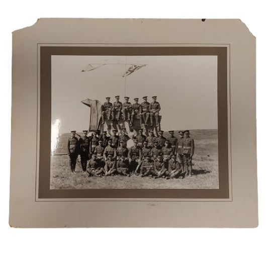 WW! CEF 8th Canadian Field Ambulance Photograph On Matte Board