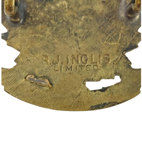 WW1 Canadian 45th Battalion Collar Badge - Brandon Manitoba