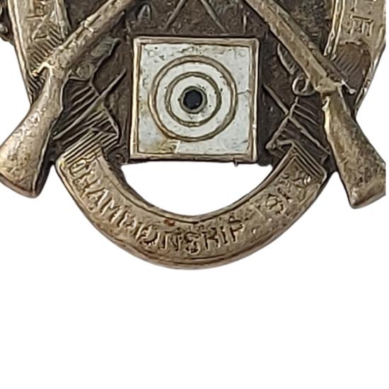 British 1914 North Devon S.E. Pasmore Military Rifle Championship Award Pendant