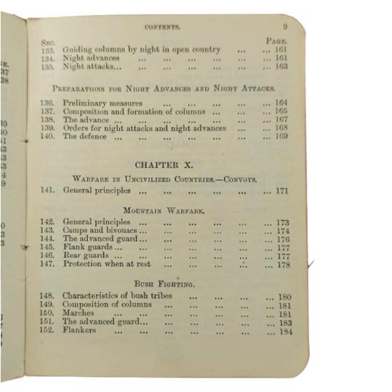 Pre-WW1 Field Service Regulations, Part 1, Operations, 1909