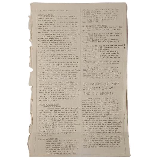 WW2 Calgary Highlanders 'The Glen' Regimental Journal July 1942