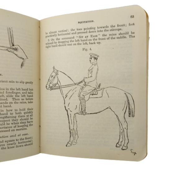 Pre-WW1 Training Manual - Yeomanry And Mounted Rifle Training 1912