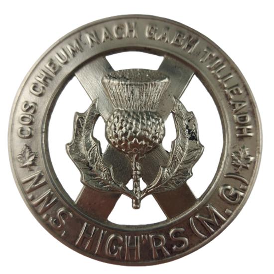 WW2 Canadian North Nova Scotia Highlanders MG Cap Badge