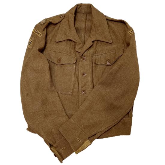 WW2 British Cadet Forces Officer's Battle Tunic 1943