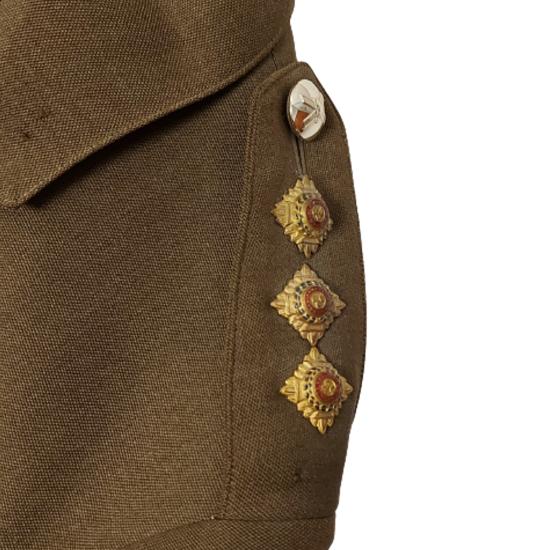 Named WW2 Calgary Highlanders Officer's Cut-Away Tunic