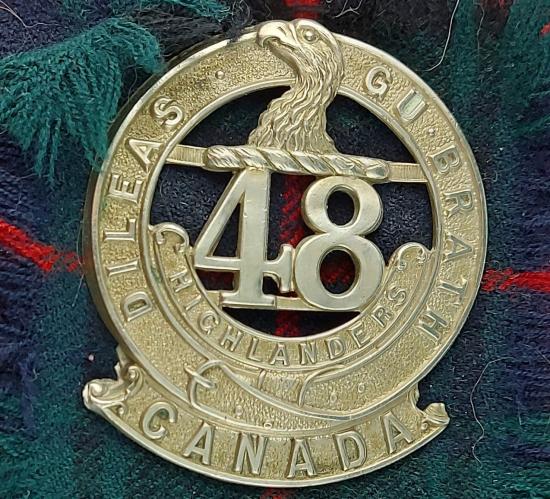 WW1 Canadian 48th Highlanders Officer's Military Cross Medal Set (15th Battalion)