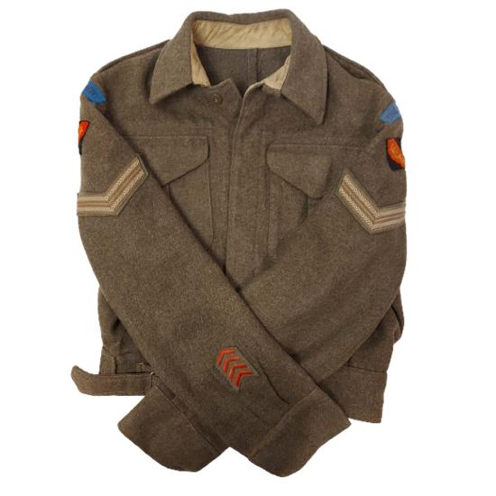 WW2 Canadian The Calgary Regiment 14 CAR Battle Tunic