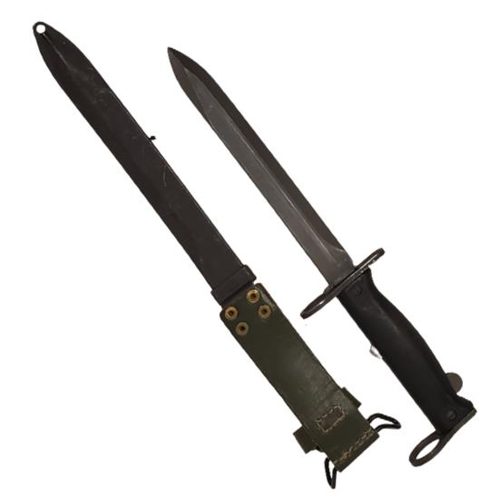 Post-WW2 French Mas 49/56 Bayonet And Scabbard With Frog